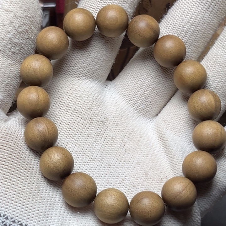 檀香木手串/手链印度迈索尔老山檀香1.2顺纹单圈