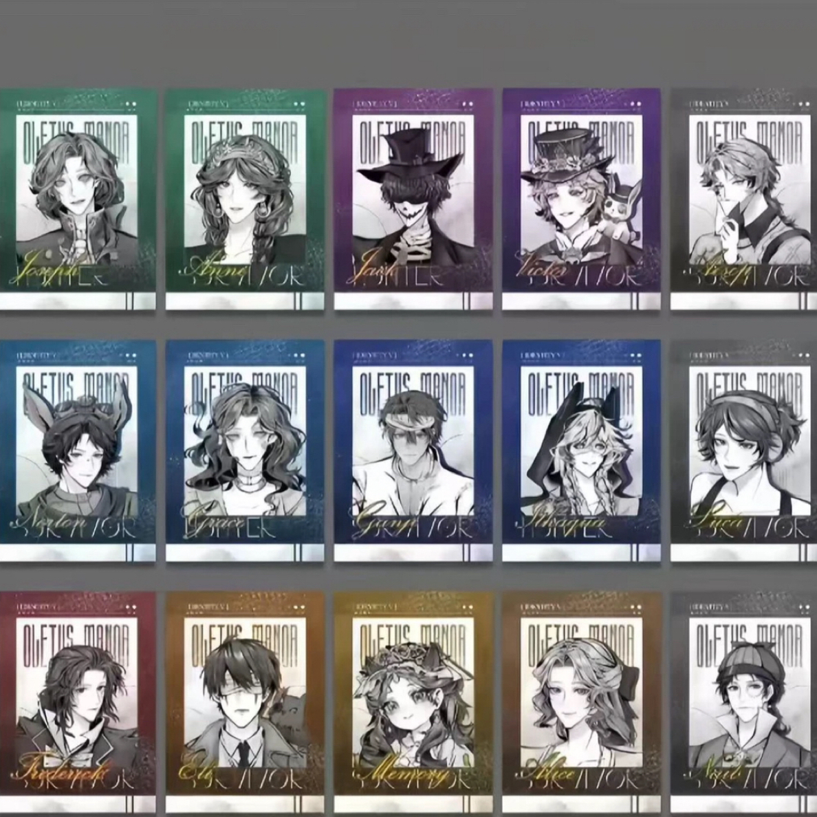 【盲盒代拆】第五人格同人授权黑白拍立得
