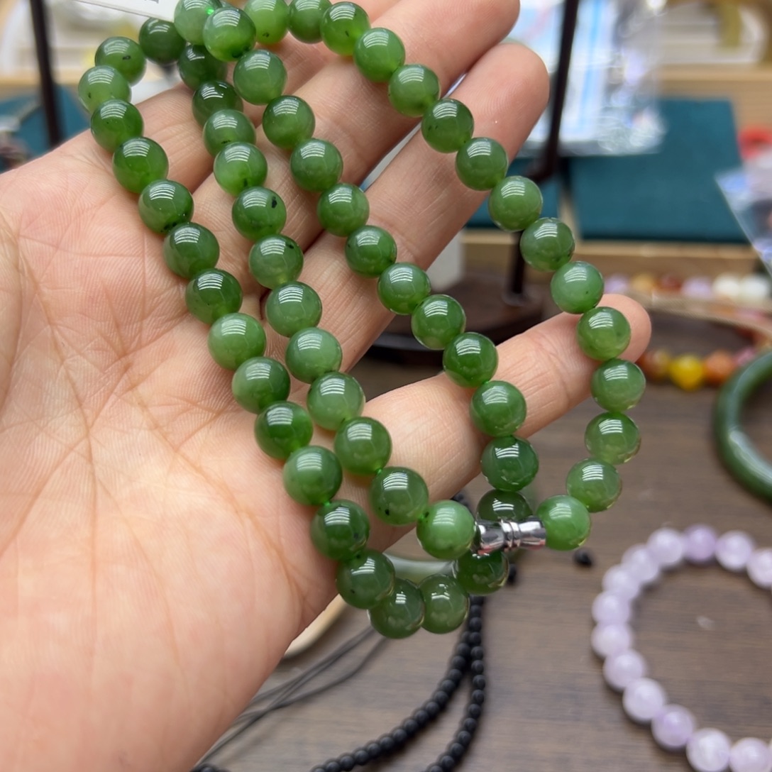 和田玉未镶嵌颈饰795