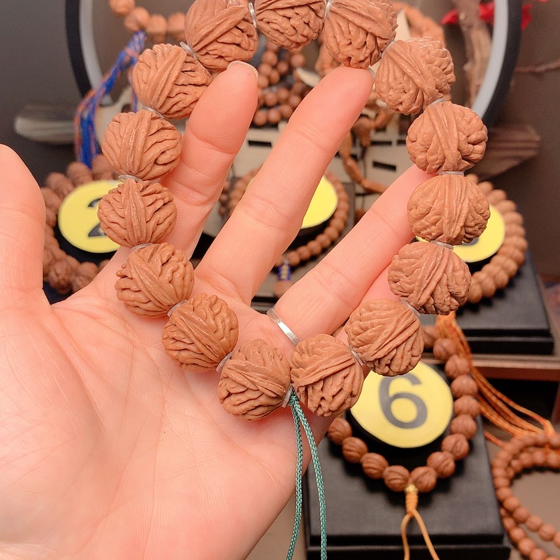 桃核吊坠原桩刺龙21