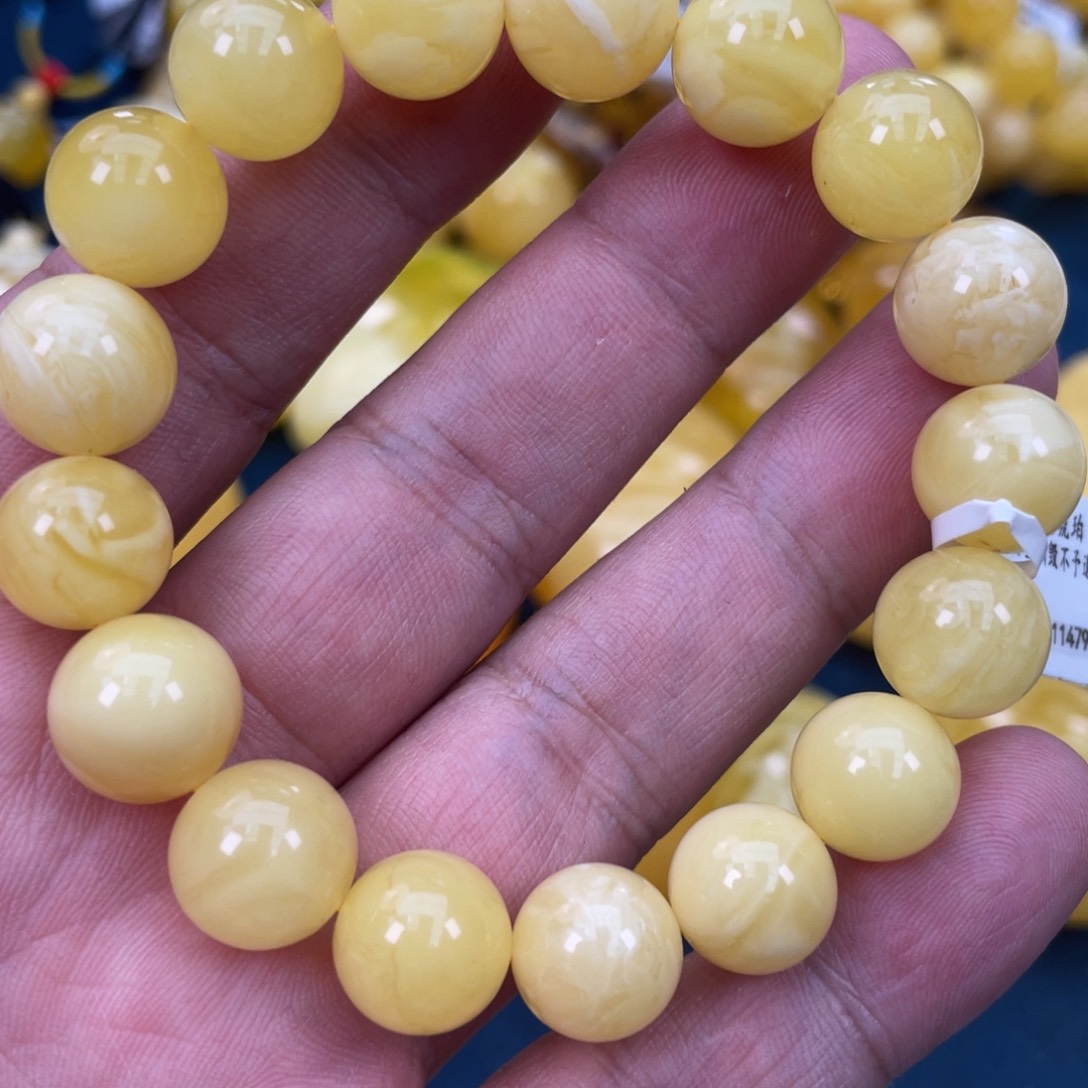 琥珀裸石未镶嵌琥珀蜜蜡