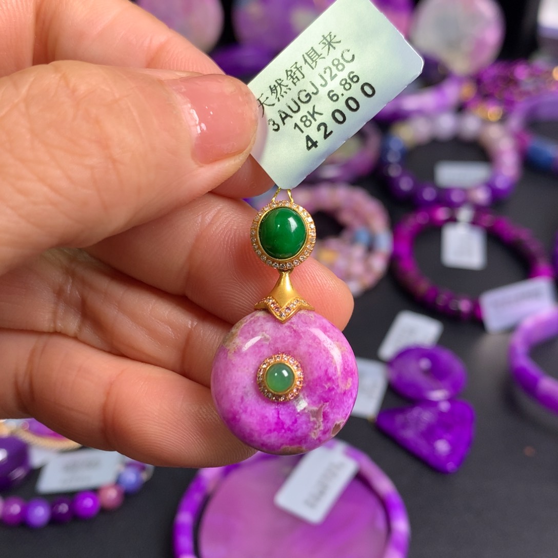 未镶嵌苏纪石（舒俱来）樱花平安扣L****s