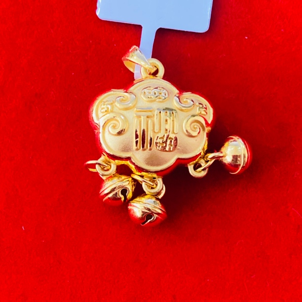 【小云专享】足金999饰品 福锁铃铛 GP 3.12