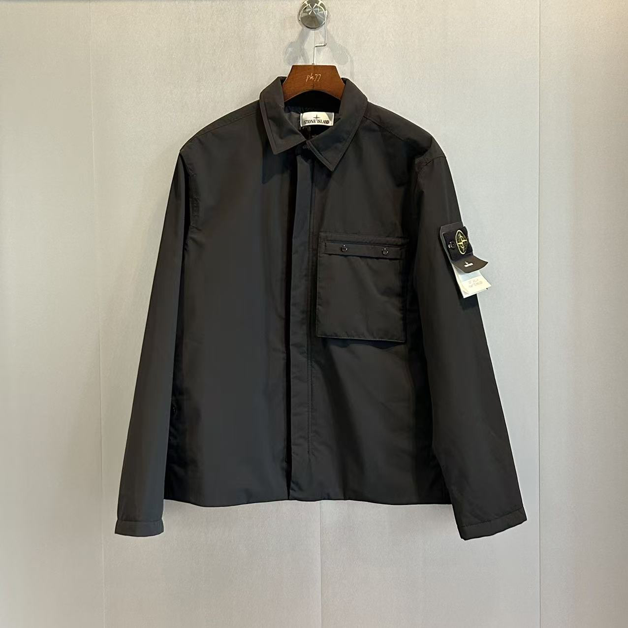 未使用 STONE ISLAND 【入秋推荐】石头岛软壳简约棉服翻领外套 