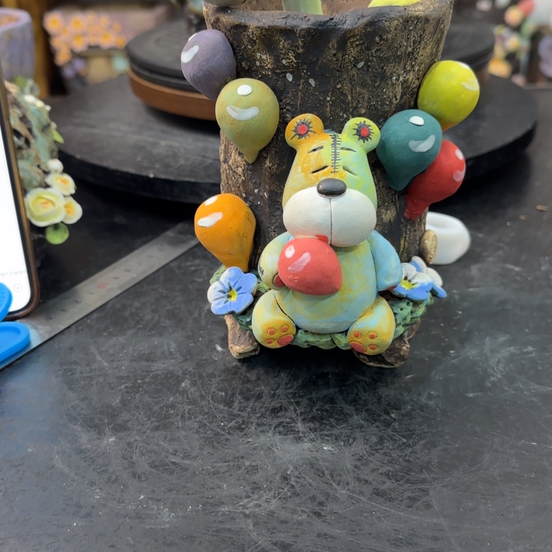 @***生本默花器麦饭石花盆