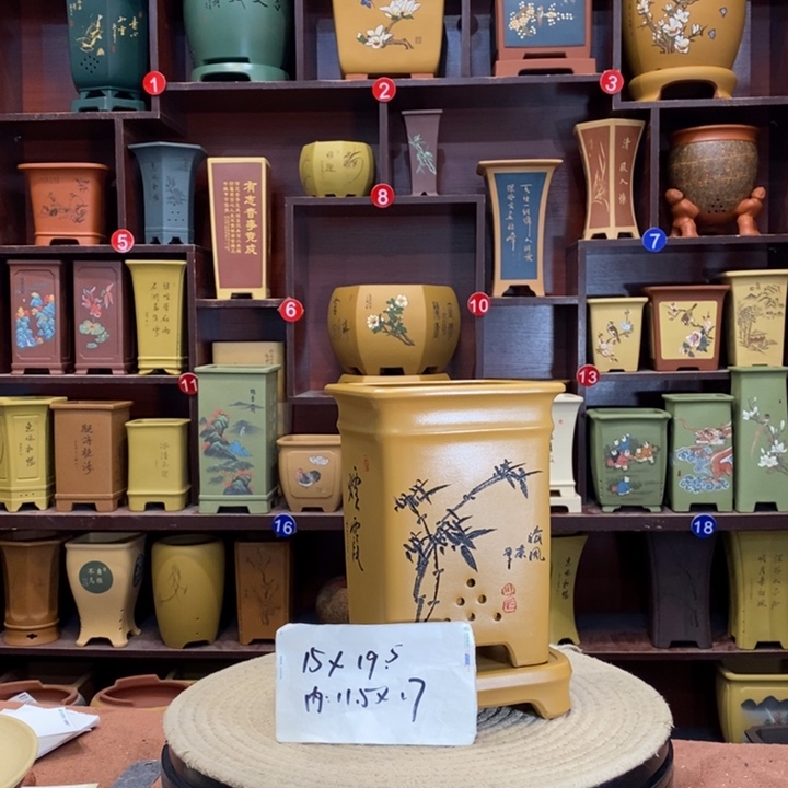 紫砂花盆紫砂花盆