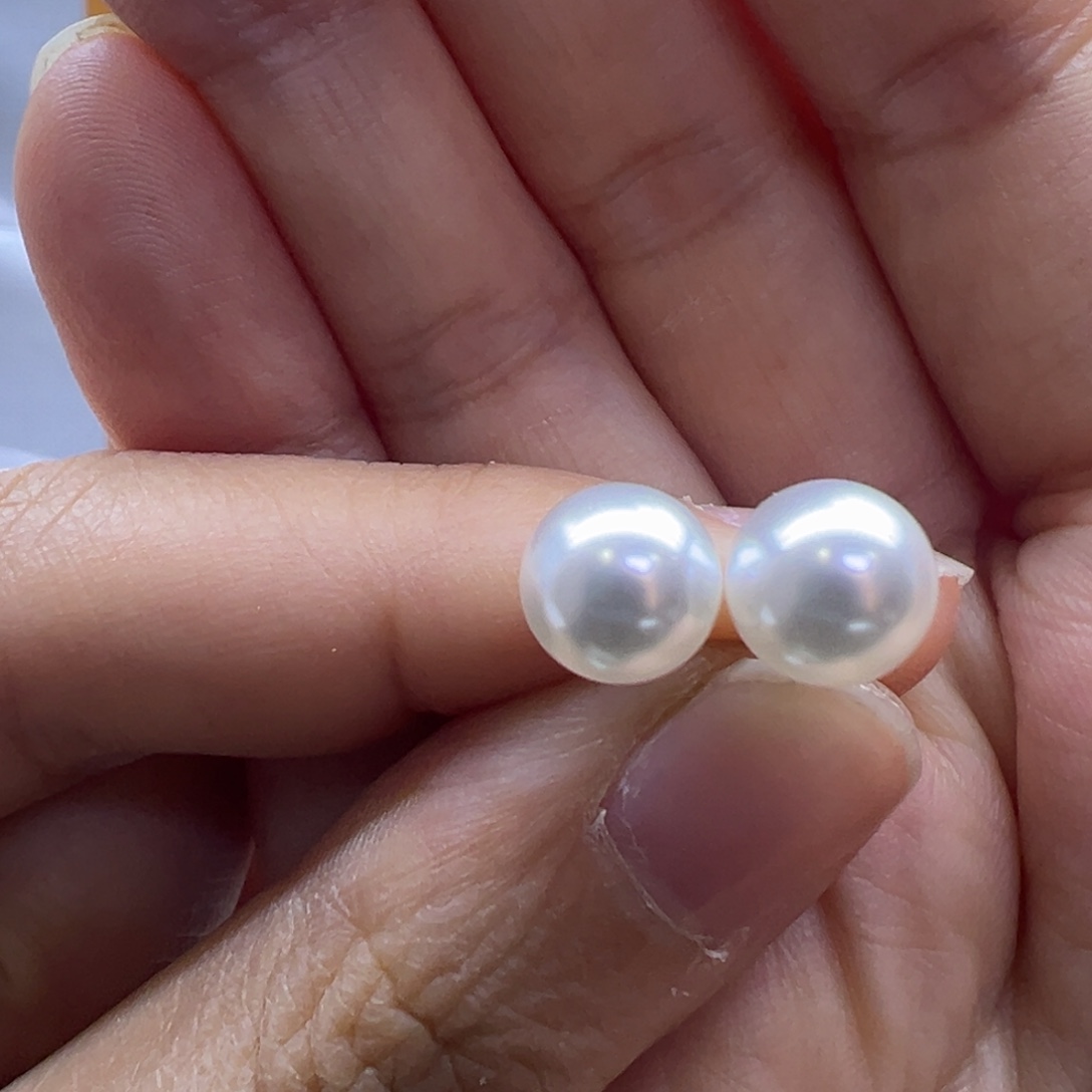 未镶嵌淡水珍珠耳饰
