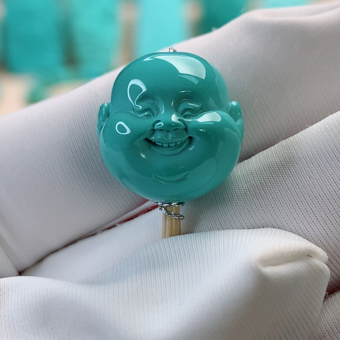 绿松石挂件未镶嵌