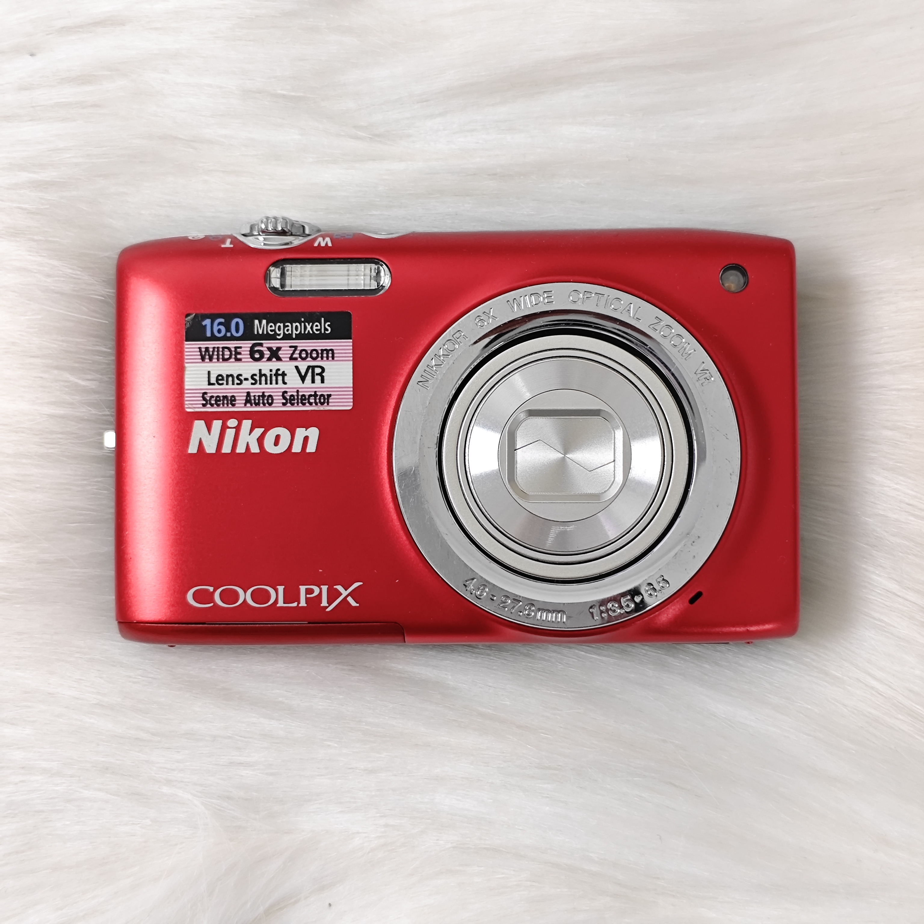 95新 Nikon/尼康 s2750 出片清晰冷白皮1600w像素 配件齐全 