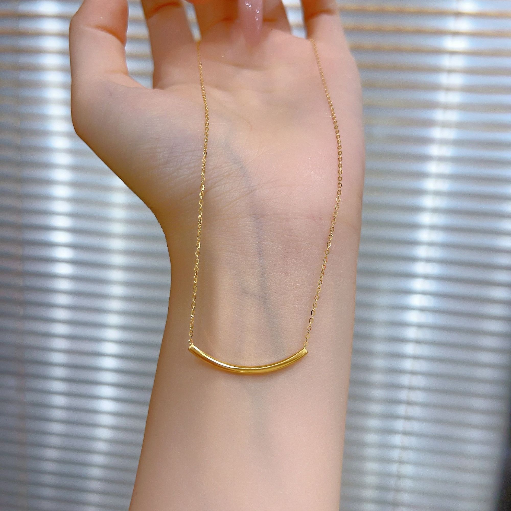 【小纯专属】足金999 微笑套链女神风国庆中秋礼物（多退少补）