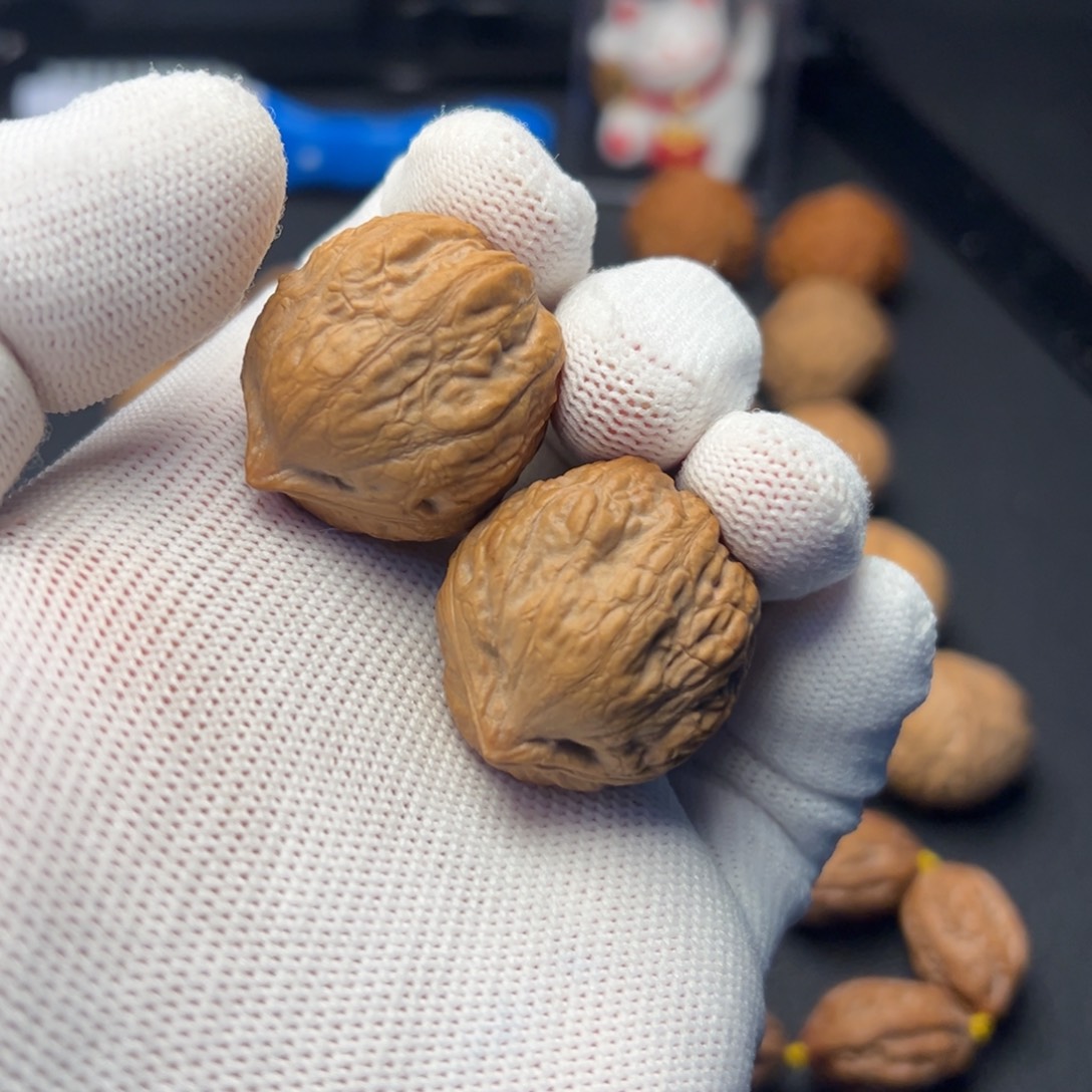 橘***水文玩核桃把件金蟾疙瘩包