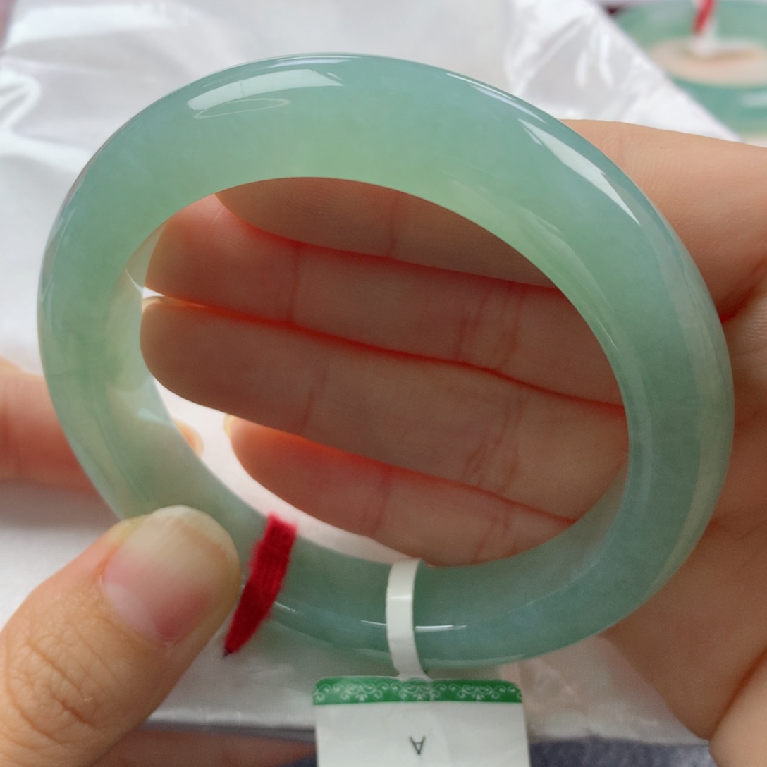 未镶嵌手镯翡翠缅甸天然翡翠A货55正