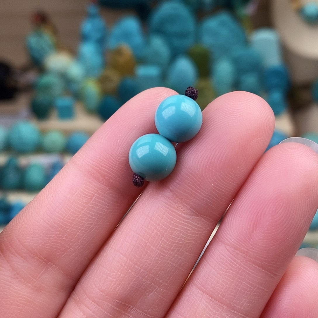 绿松石珠宝奇石未镶嵌