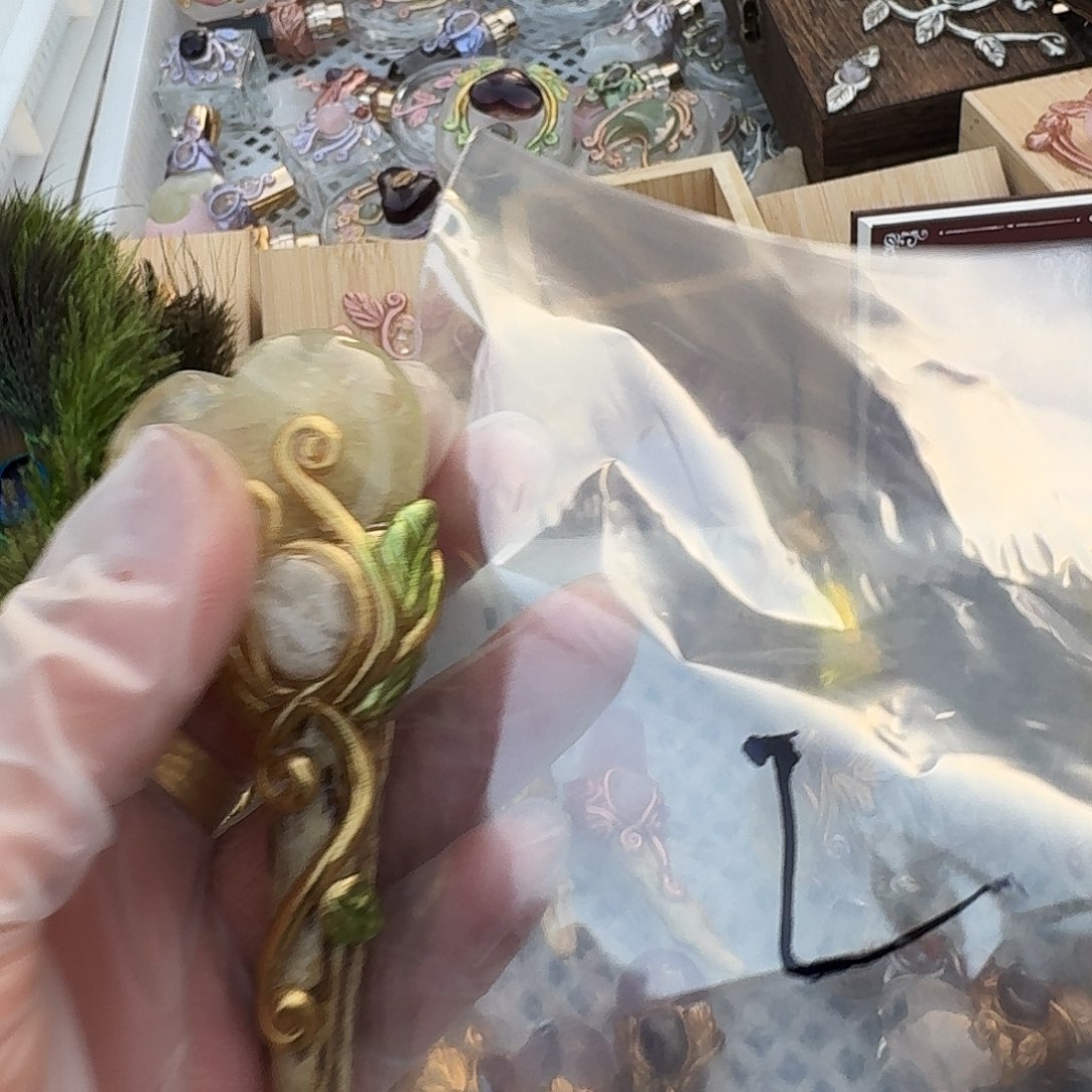 E***a颈饰紫晶未镶嵌怪