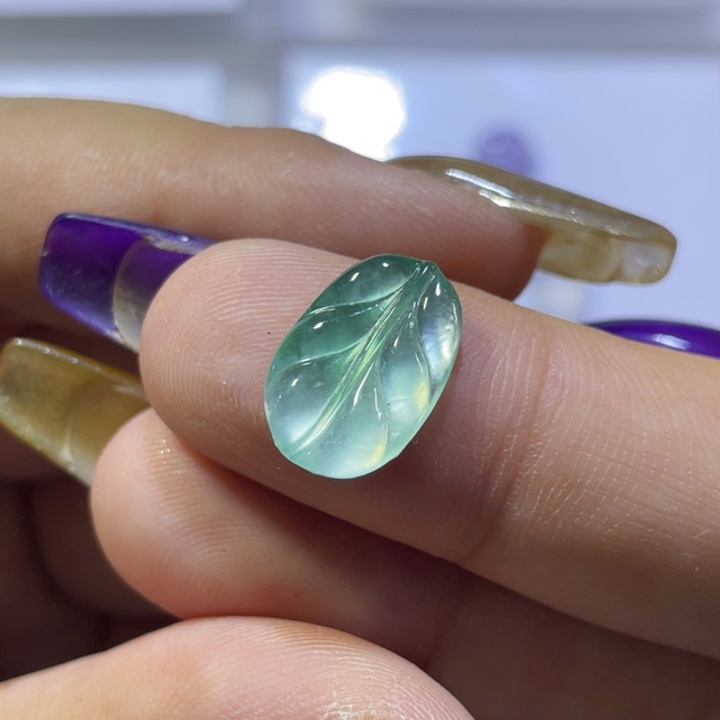 定制翡翠未镶嵌叶子