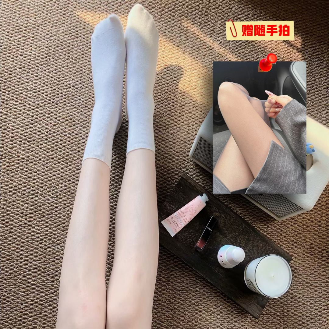 （拍一发二）纯欲系列男女通用一次性袜子短筒袜公主风NO退NO换SW