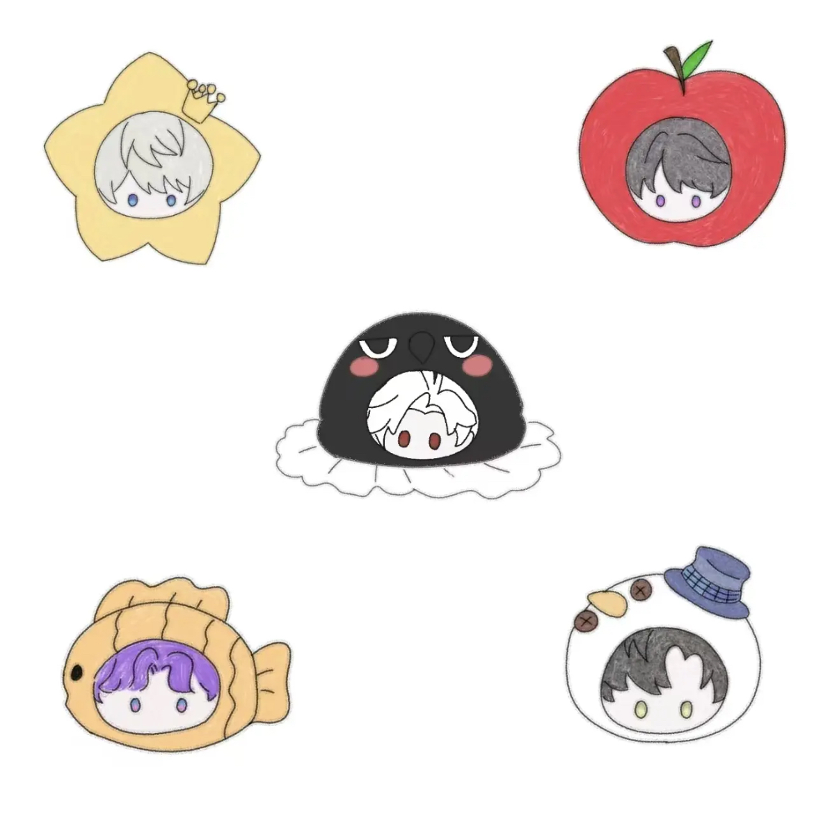 大清仓「找对子」恋与深空周边二创卡牌撕撕乐卡砖明信片