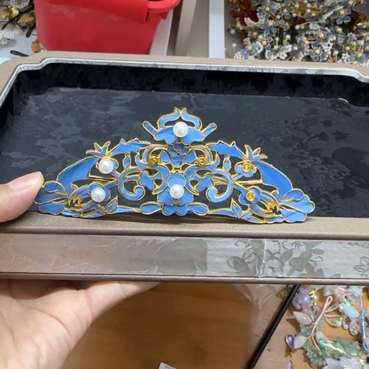 醋酸铁合金鹅毛仿点翠