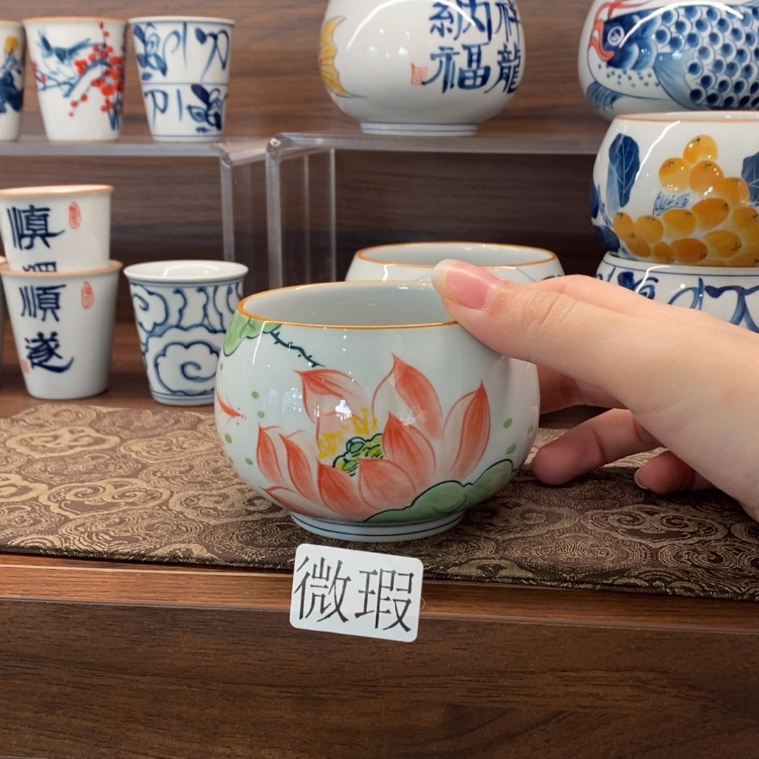 釉下彩手工绘制手工绘制