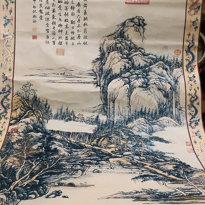 竖款装饰画装饰画