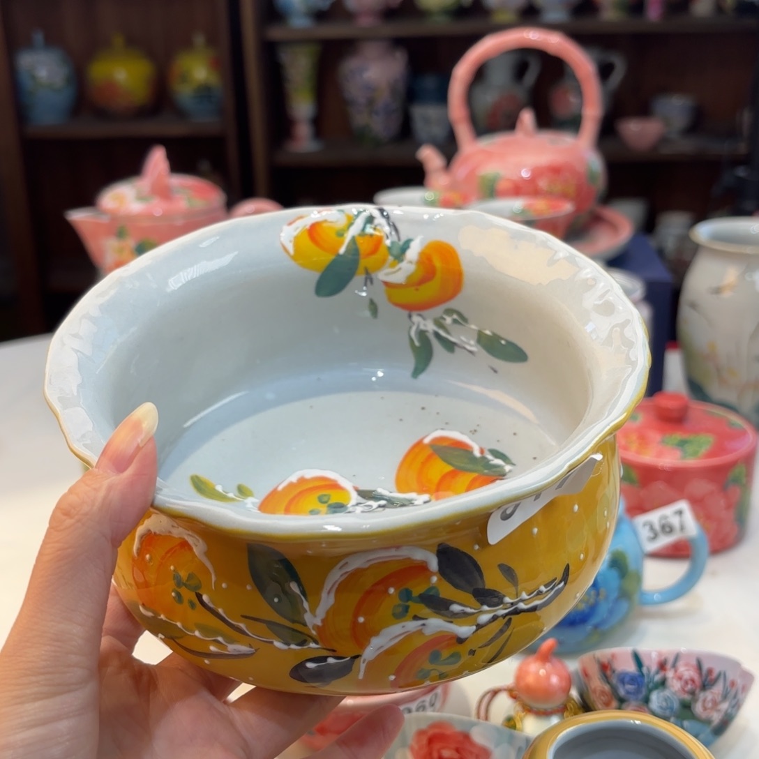 景德镇手绘高温釉下彩陶瓷茶具