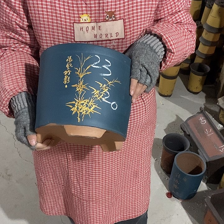 紫砂花盆紫砂花盆