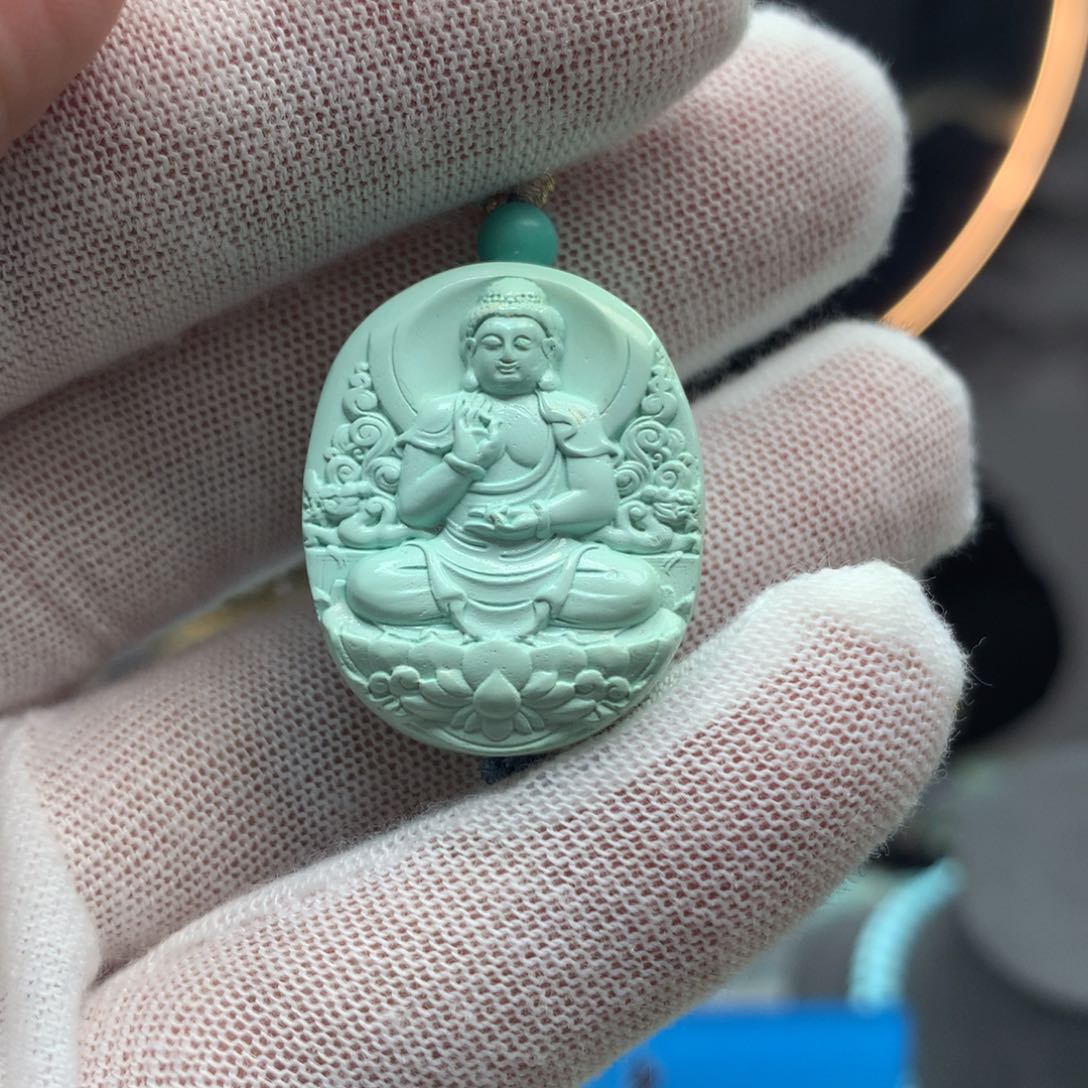 绿松石挂件未镶嵌