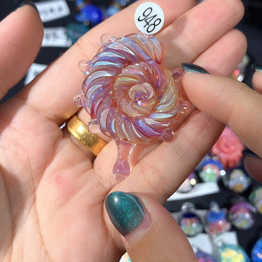 陶瓷游*948海螺项链