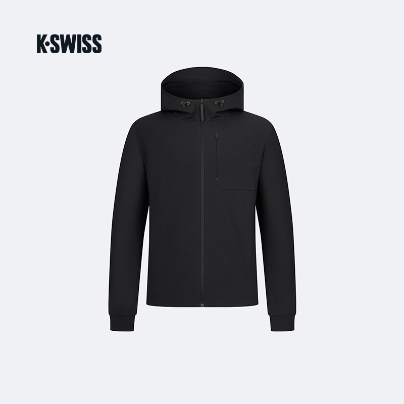 KSWISS盖世威男外套 25春季新款百搭时尚休闲针织连帽上衣1011490