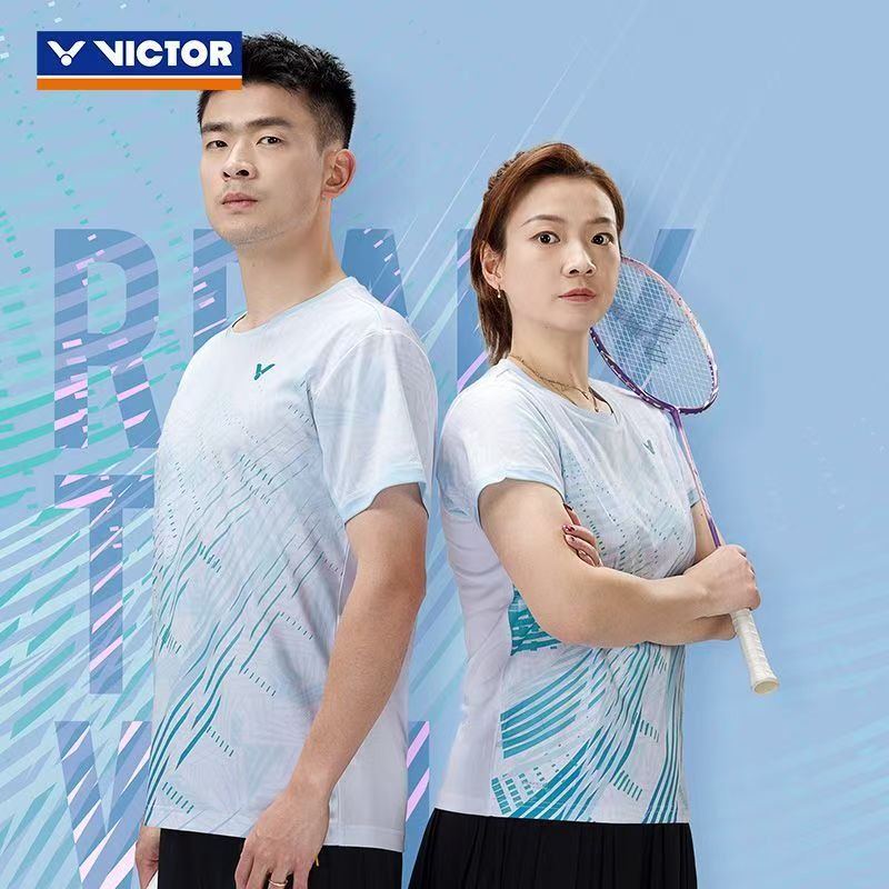 VICTOR/威克多羽毛球服比赛系列运动短袖T恤