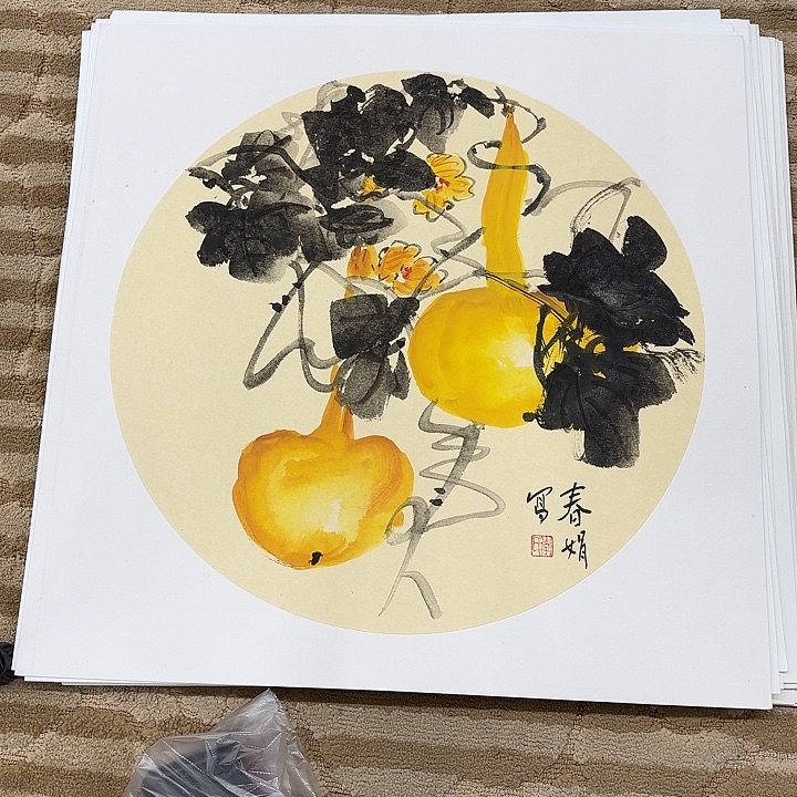 国画花鸟的翅膀和翅膀是50.50