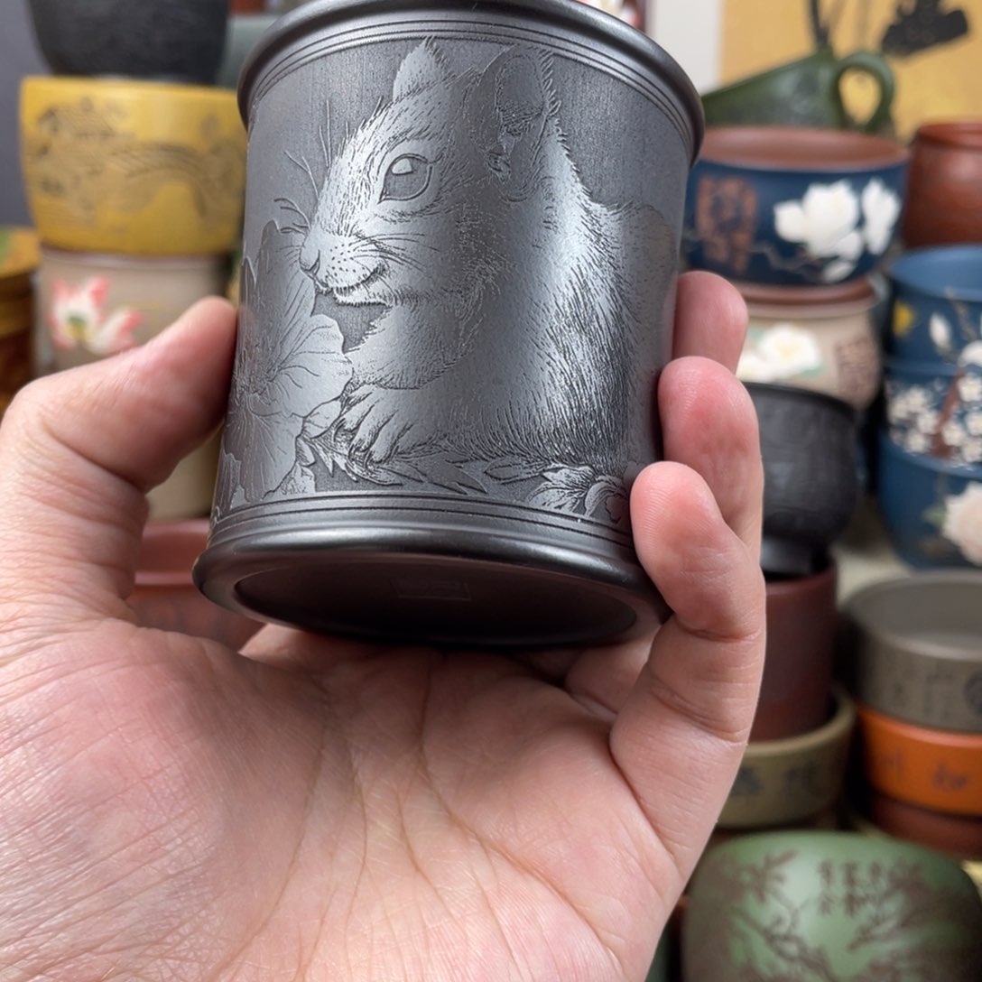 紫砂茶杯紫砂茶杯
