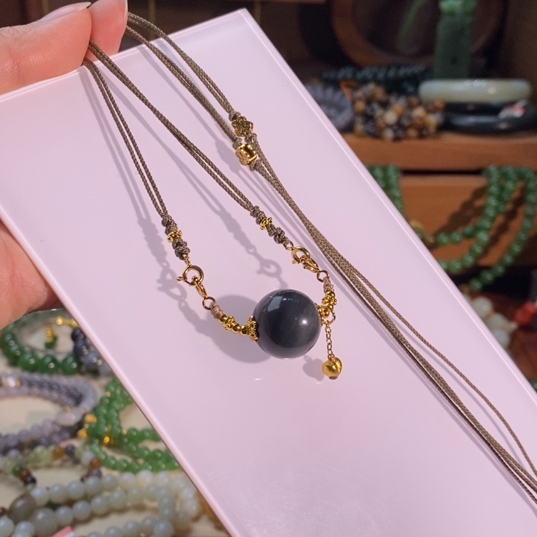 和田玉未镶嵌颈饰卡16