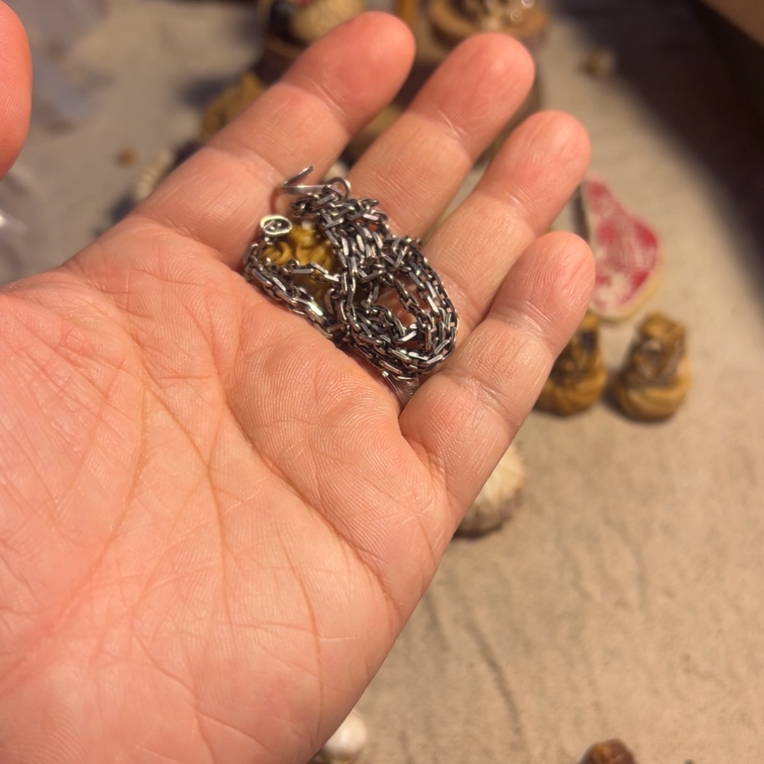 Y***!925银银链子55m长