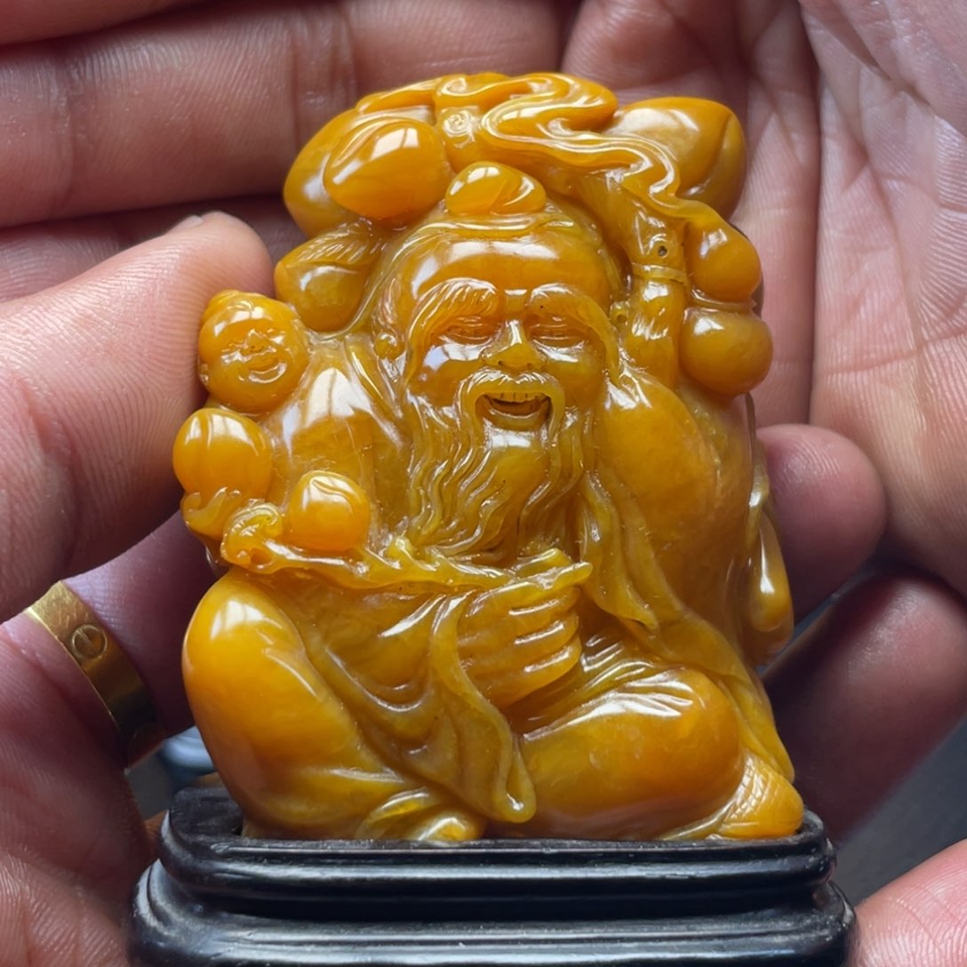 老挝石品**雨寿山石雕刻