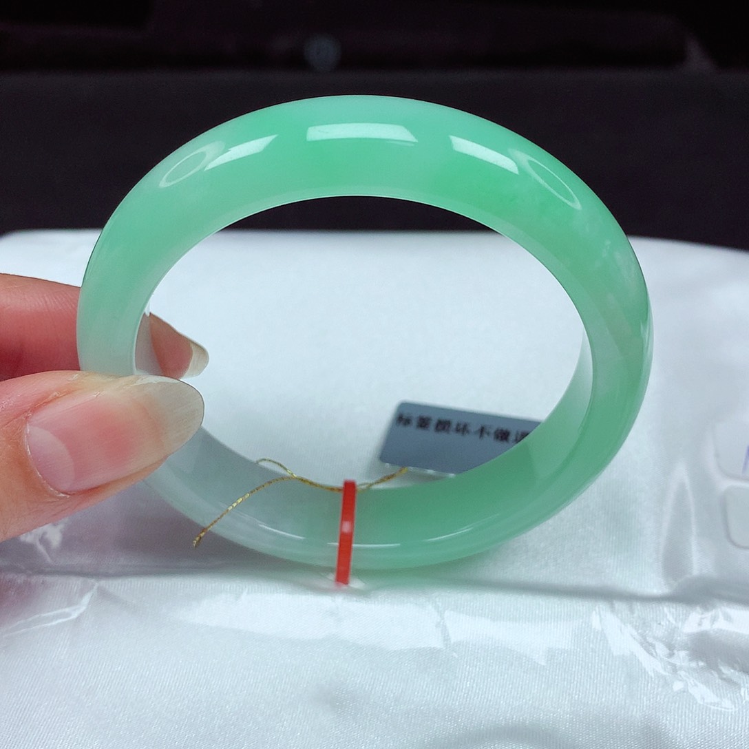 未镶嵌手镯翡翠55圈320-性价比超高！