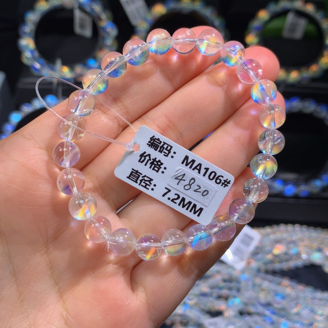 月光石手串未镶嵌MA106#7.2mm