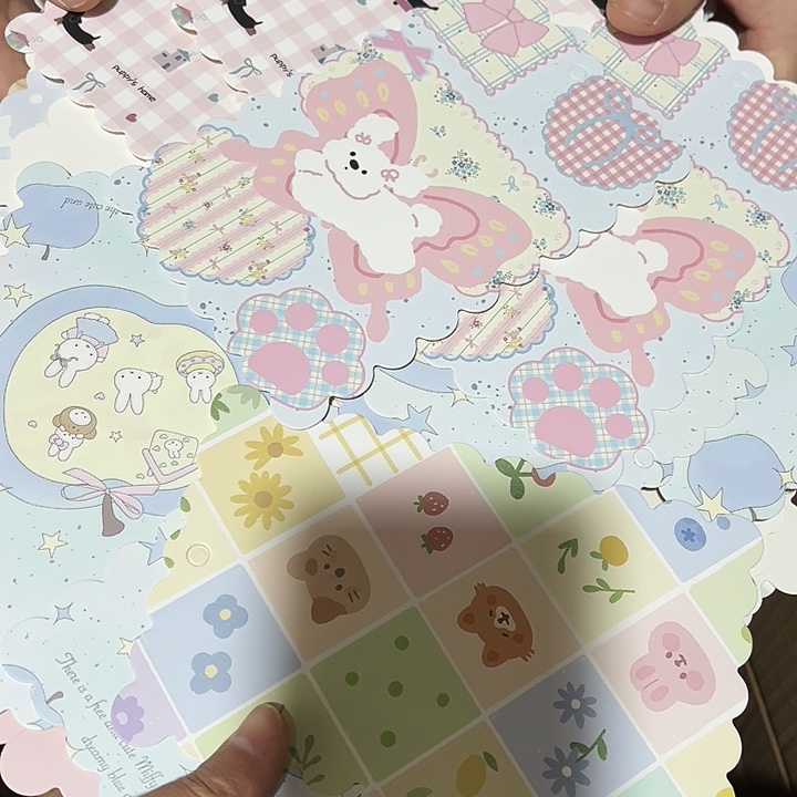 花边10×16混款100张