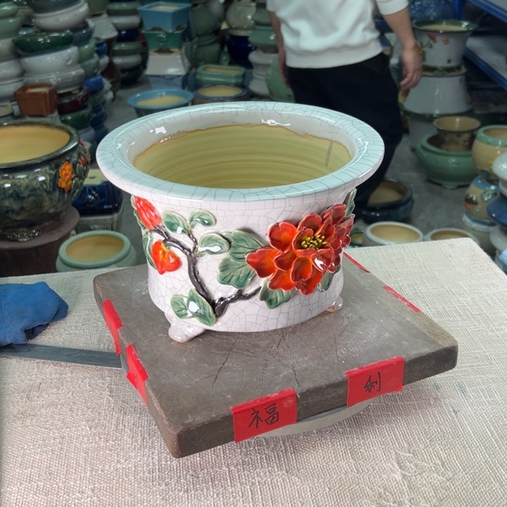 泳坤堂石湾盆陶瓷