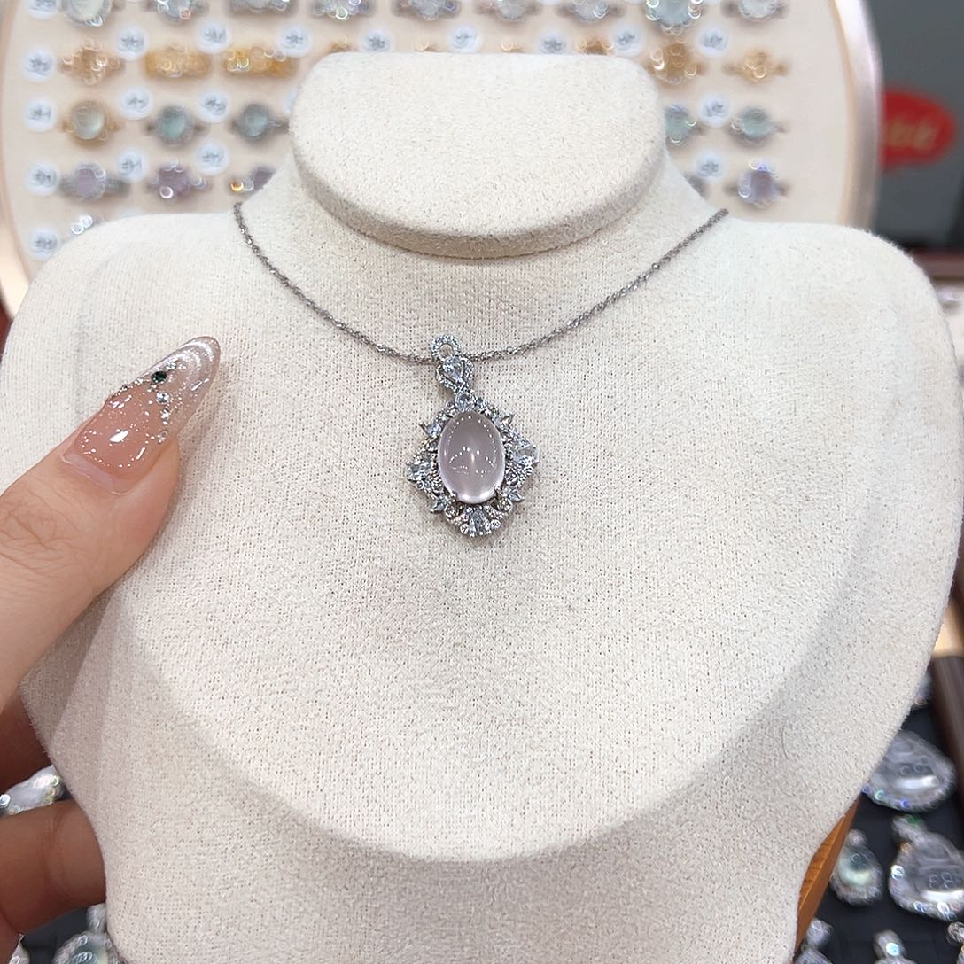 哆***哆银S925镶嵌烟晶戒指