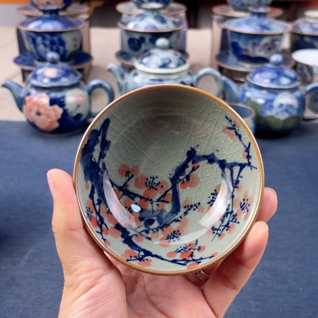 杯景德镇手工手绘茶具