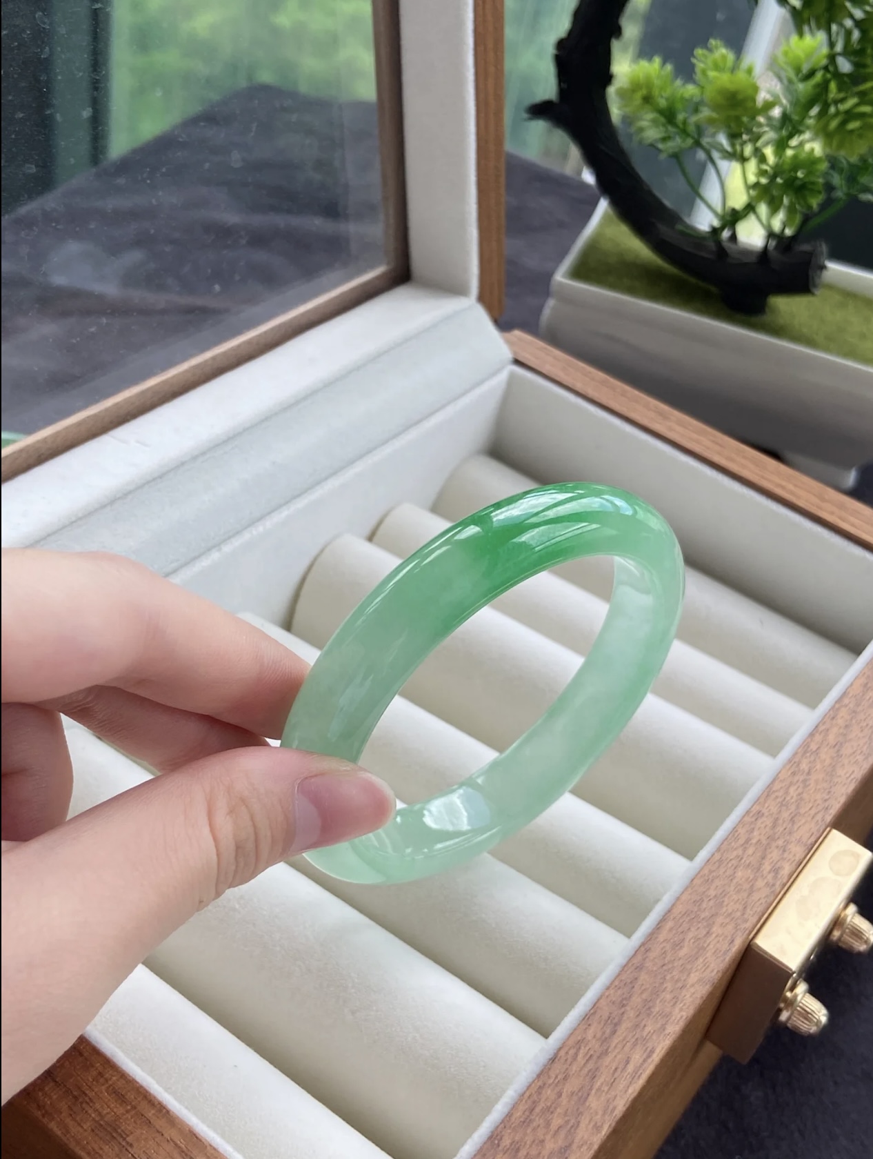 缅料手镯女款手工气质时尚