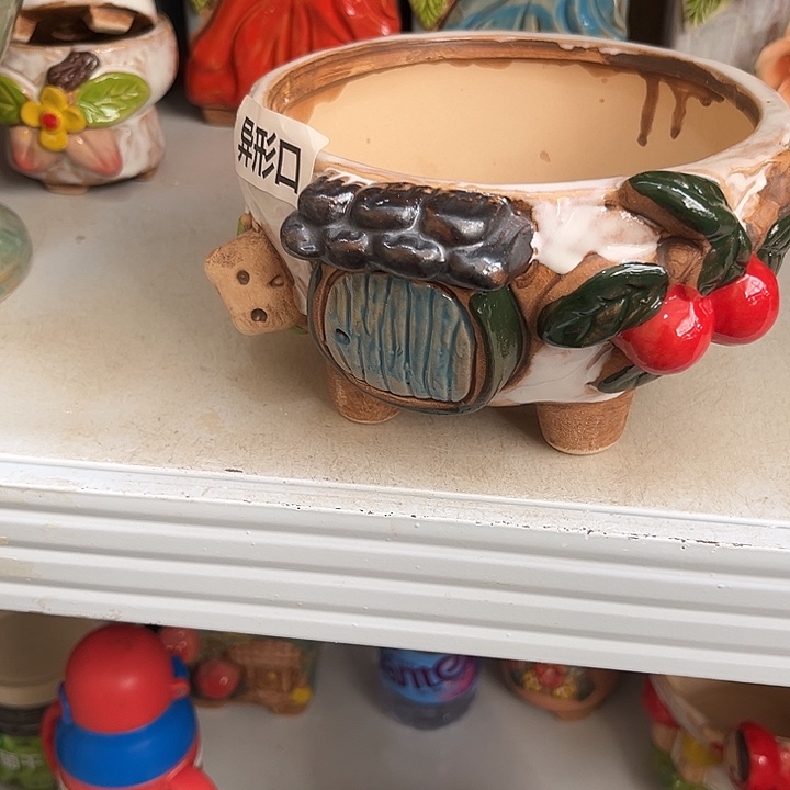 粗陶材质多肉花盆