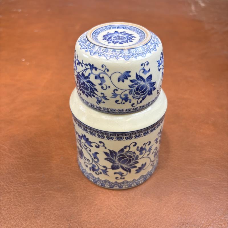 黄汝窑沟藤热水瓶Y4010