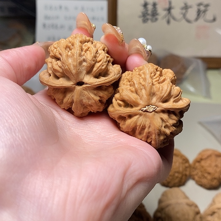 文玩核桃把件39粗筋