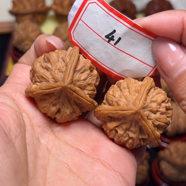 吊坠文玩核桃36全品玉玺奔41