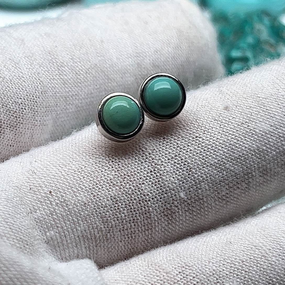 银S925镶嵌绿松石珠宝奇石