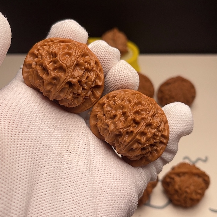 文玩核桃把件42宫灯