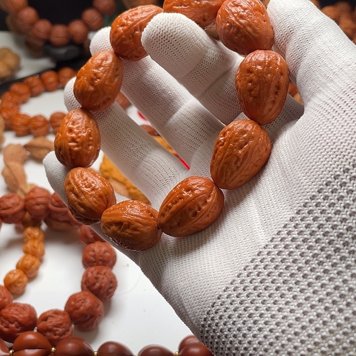 小核桃手串胖头大枣