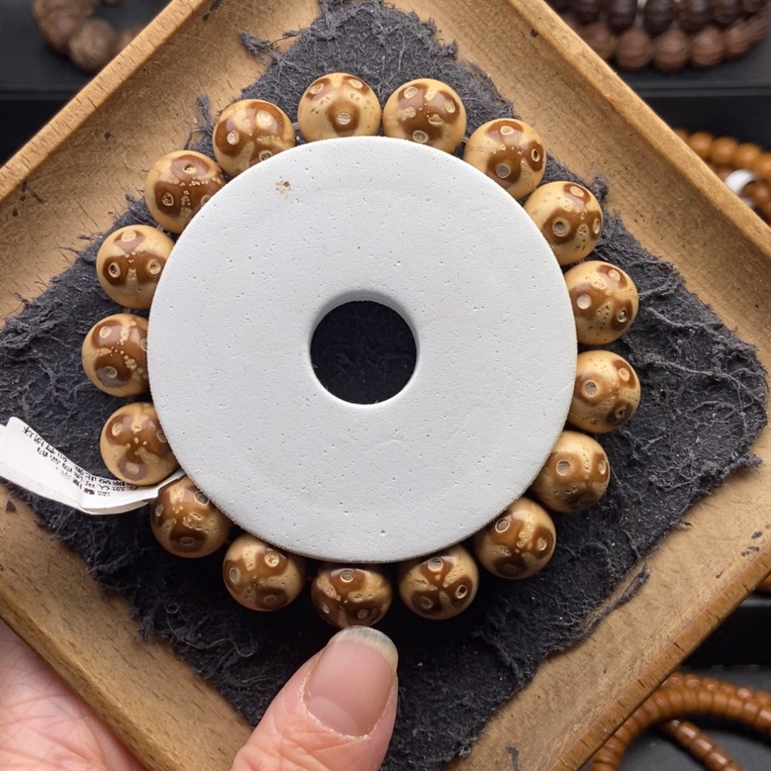 手串紫金鼠13mm精品熊猫三叶草